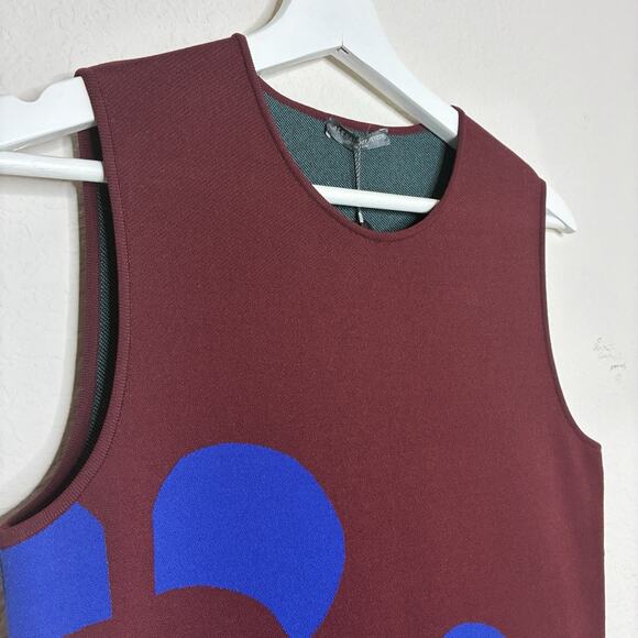 Alexander McQueen Broken Flower Jacquard Knit Dress L NWT - Picture 2 of 11